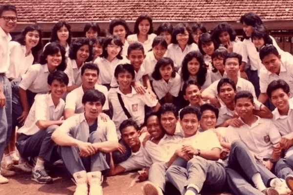 Potret siswa SMA jaman dulu